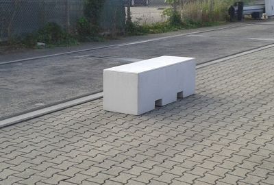 Betonnen heftruckblok 156x50x50cm