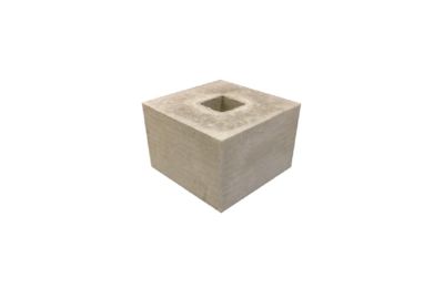 Betonpoer 30 x 30 x 20 cm Grijs