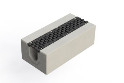 bg02a0026 - Roostergoot 150 - Passtuk 100 - 50x100x33 - E600 - BETONGRIJS