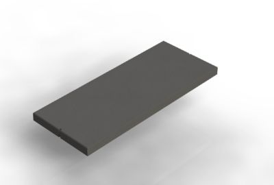 bp01p0035 - Betonplaat Simvlak - Wap. D6 - 250X100X12 - ANTRACIET