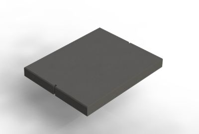bp01p0142 - Betonplaat Simvlak - Wap. D6 - 125X100X12 - ANTRACIET