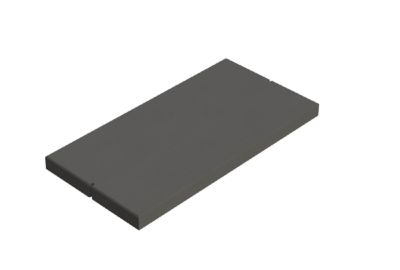 bp01p0311 - Betonplaat Simvlak - Wap. D6 - 200X100X16 - ANTRACIET