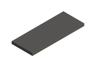 bp07p0035 - Betonplaat Simvlak ZH - Wap. D6 - 250X100X12 - ANTRACIET