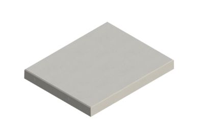 bp07p0100 - Betonplaat Simvlak ZH - Wap. E6 - 125X100X12 - BETONGRIJS