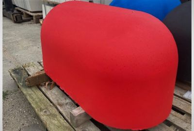 Jumboblok - Varkensrug Rood - 90x45x48cm