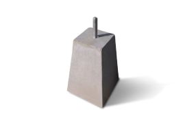 Betonpoer Taps Model – 18/30 x 45 cm Grijs