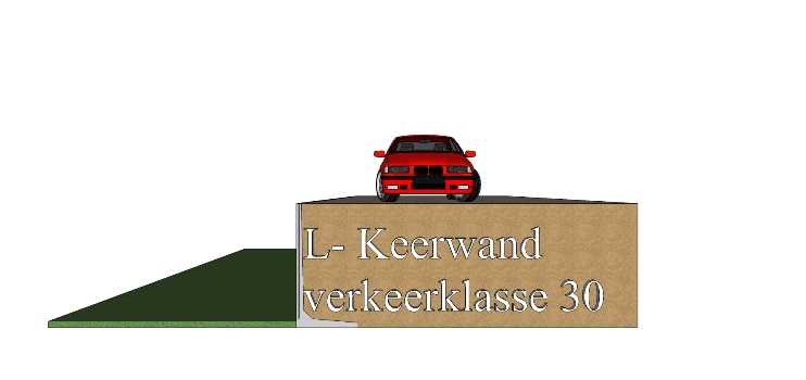 keerwand verkeers klasse 30